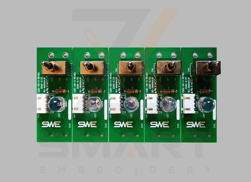 BD-000004 EMB-SWF-H SWF HEAD ON OFF SWOTCLEAD CARD Rev01 (EMB-9,15) Sunstar Embroidery Machine Запасные части
