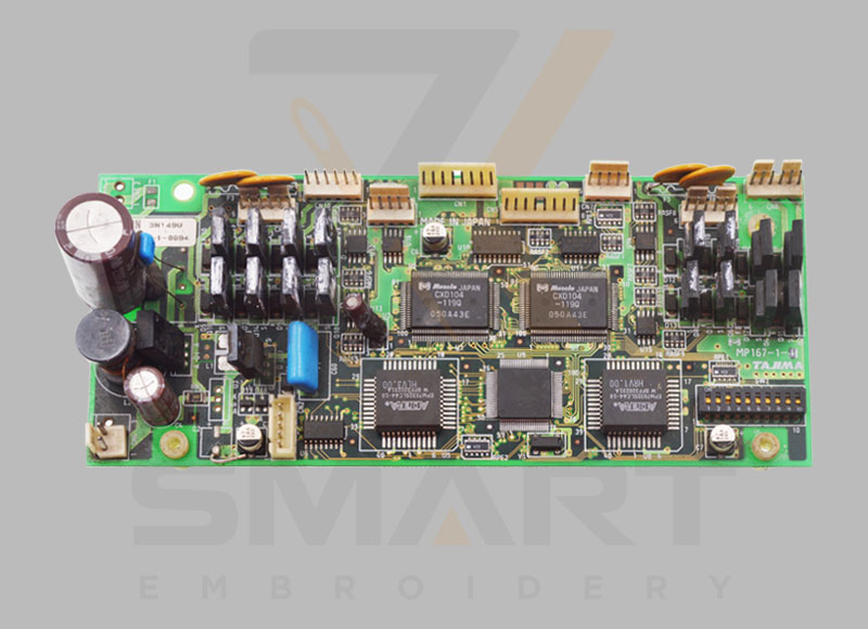 Используется карточная плата MP 167-1 для машины для вышивки Tajima