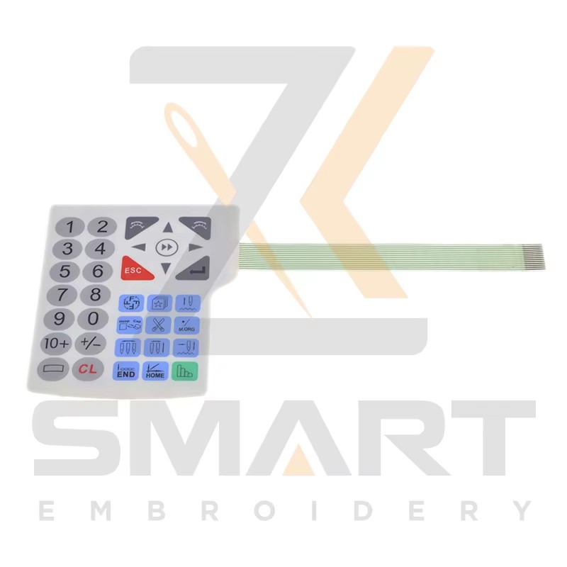 Оригинальная клавиатура Ricoma 03150210ER Chinese Embroidery Machine Parts E17-KP01