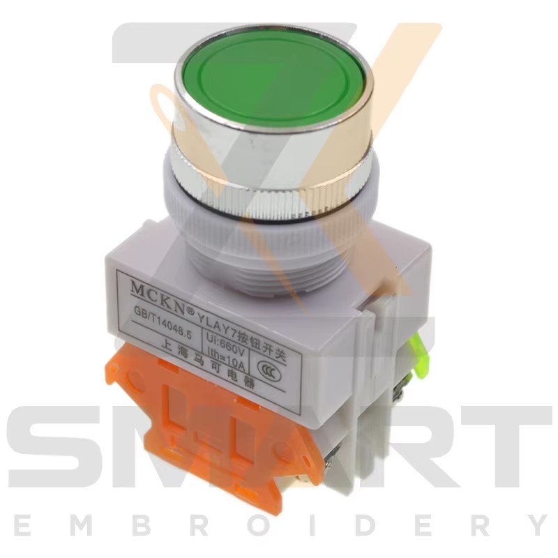 Кнопка переключатель зеленый красный YLAY7 Эмбридери машинные детали EDH06-YLAY7